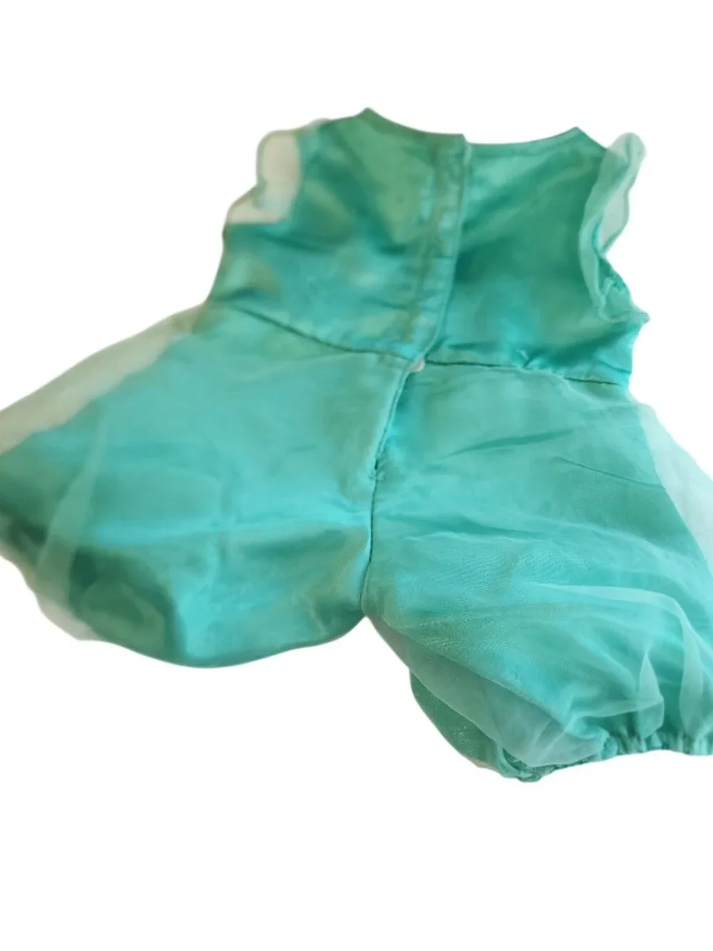Build-A-Bear Disney Princess Jasmine Teal Peacock Gold Glitter Details